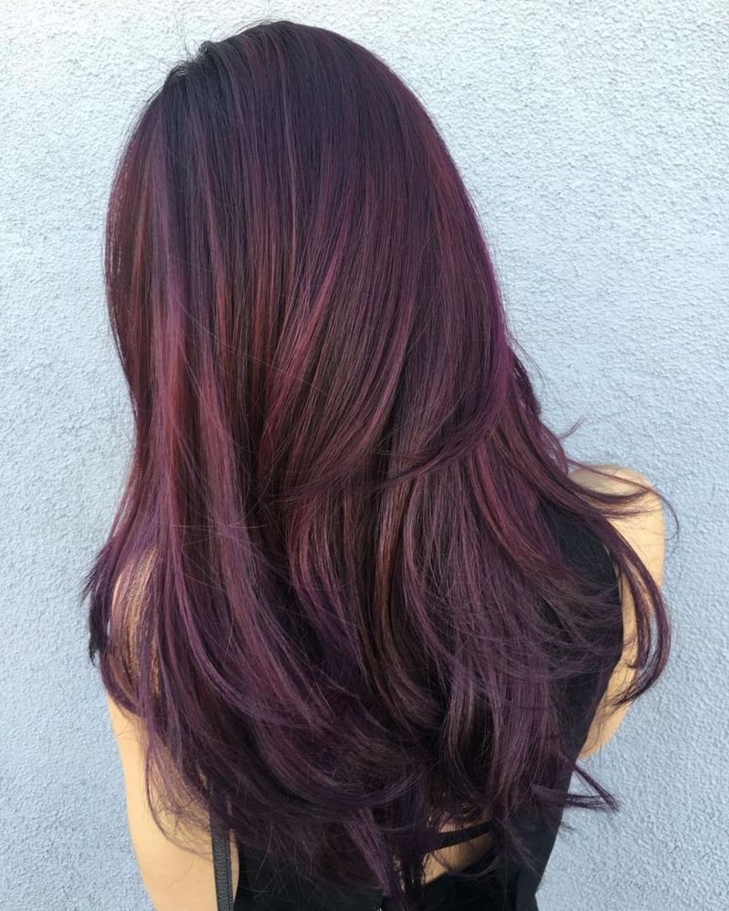 Aubergine Ombre