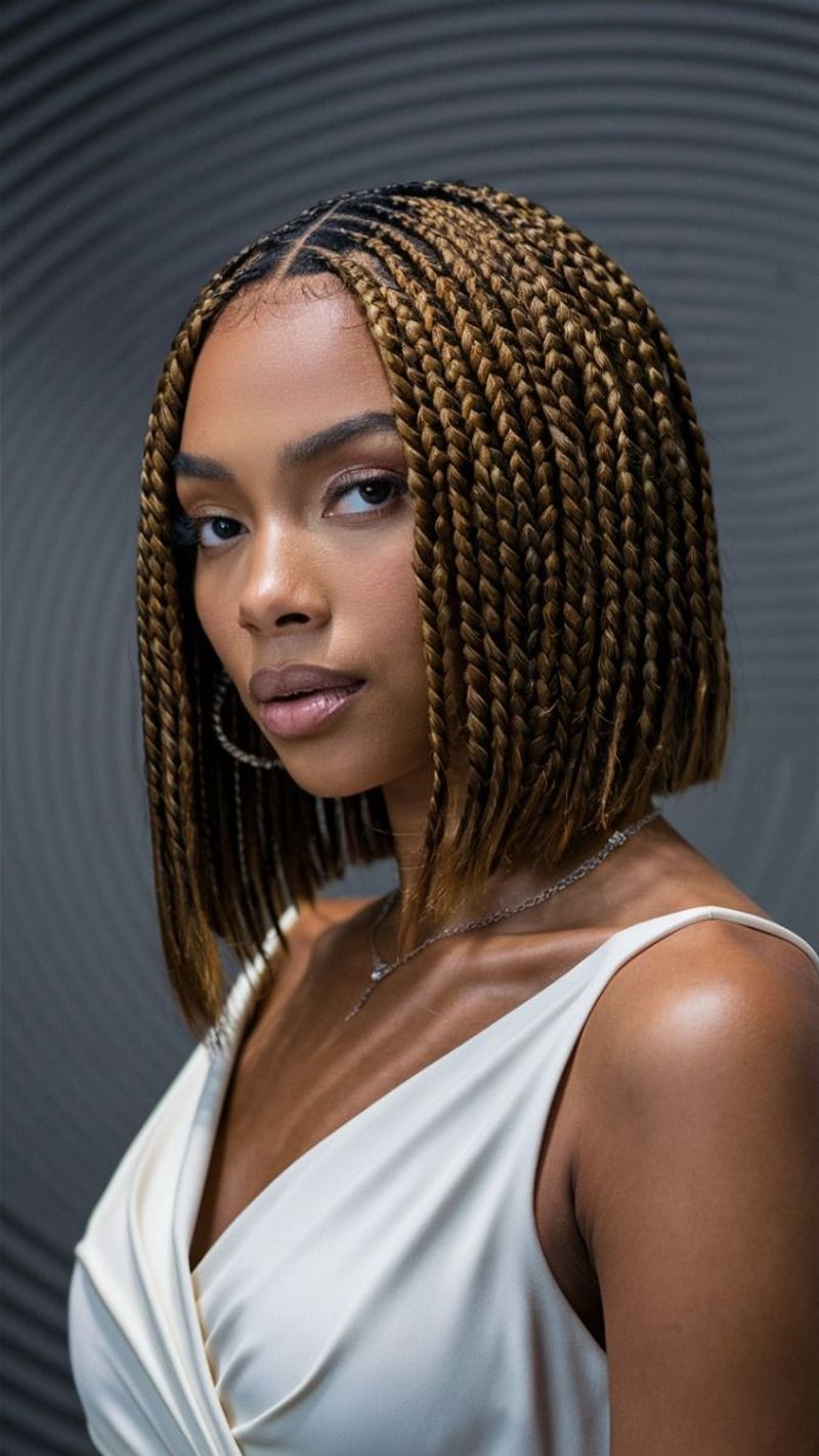 Boho Braided Bob