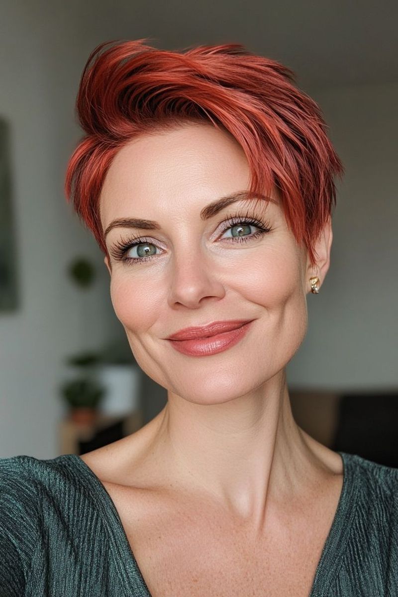 Bold Color Pixie