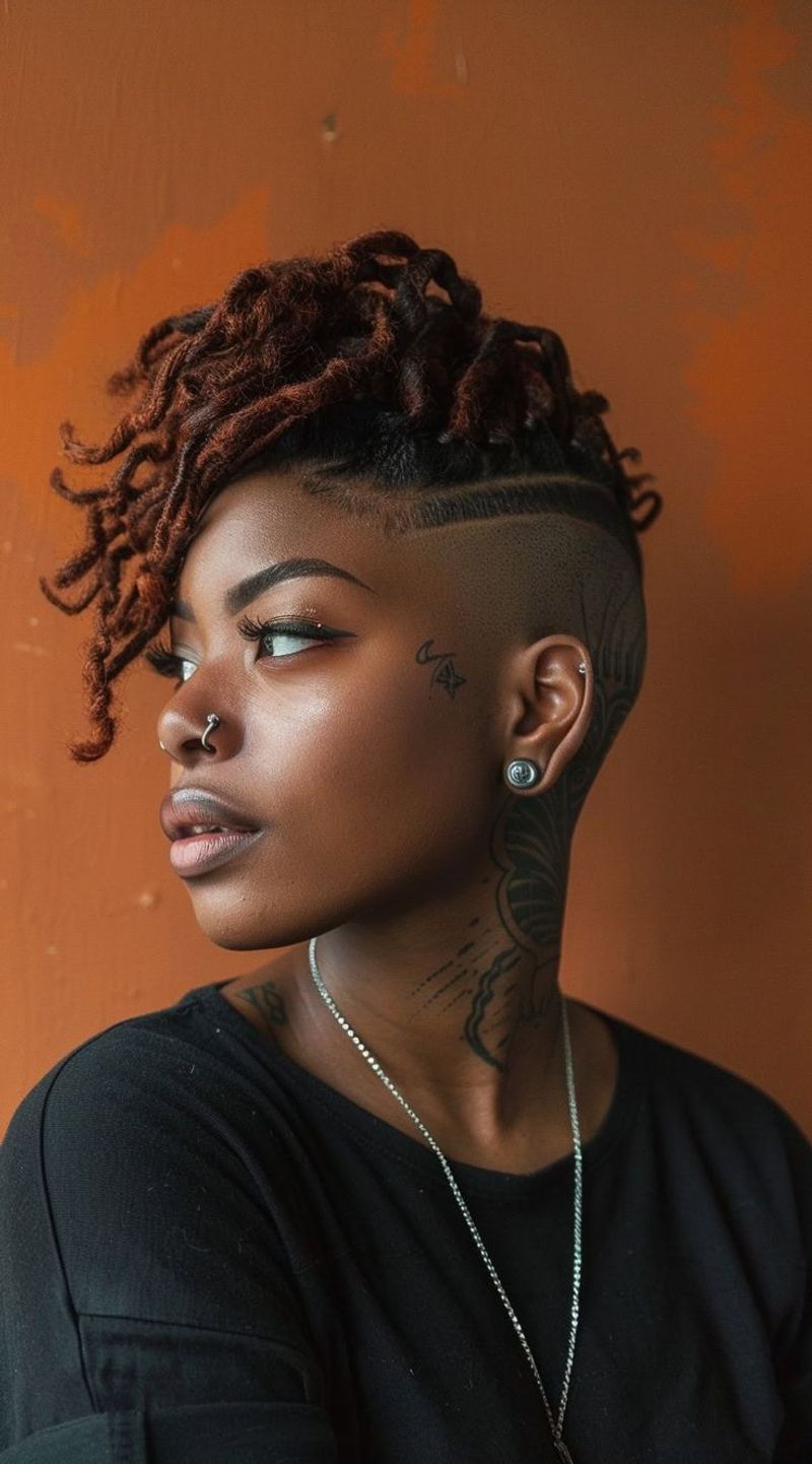 Bold Undercut with Design