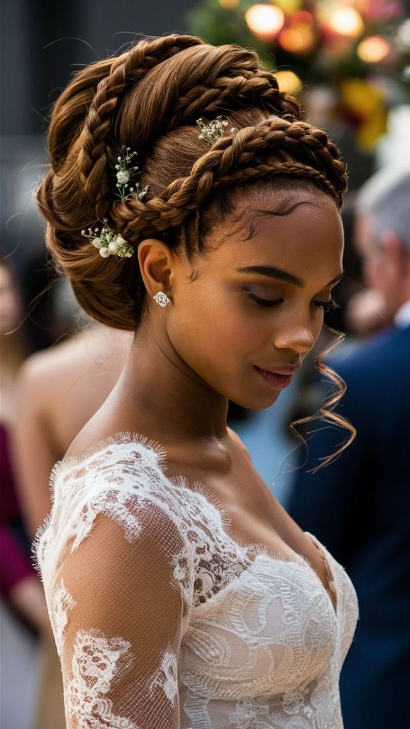 Braided Bun with Twists