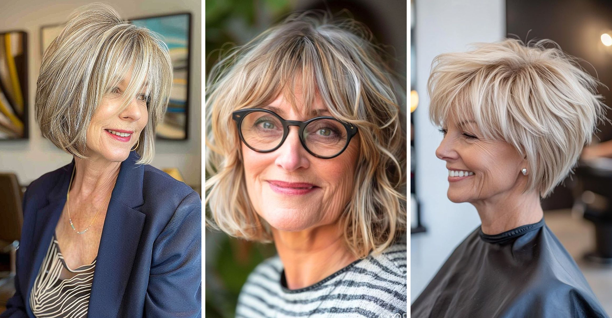 Chic Chin-Length Styles For Women Over 60 That Radiate Confidence