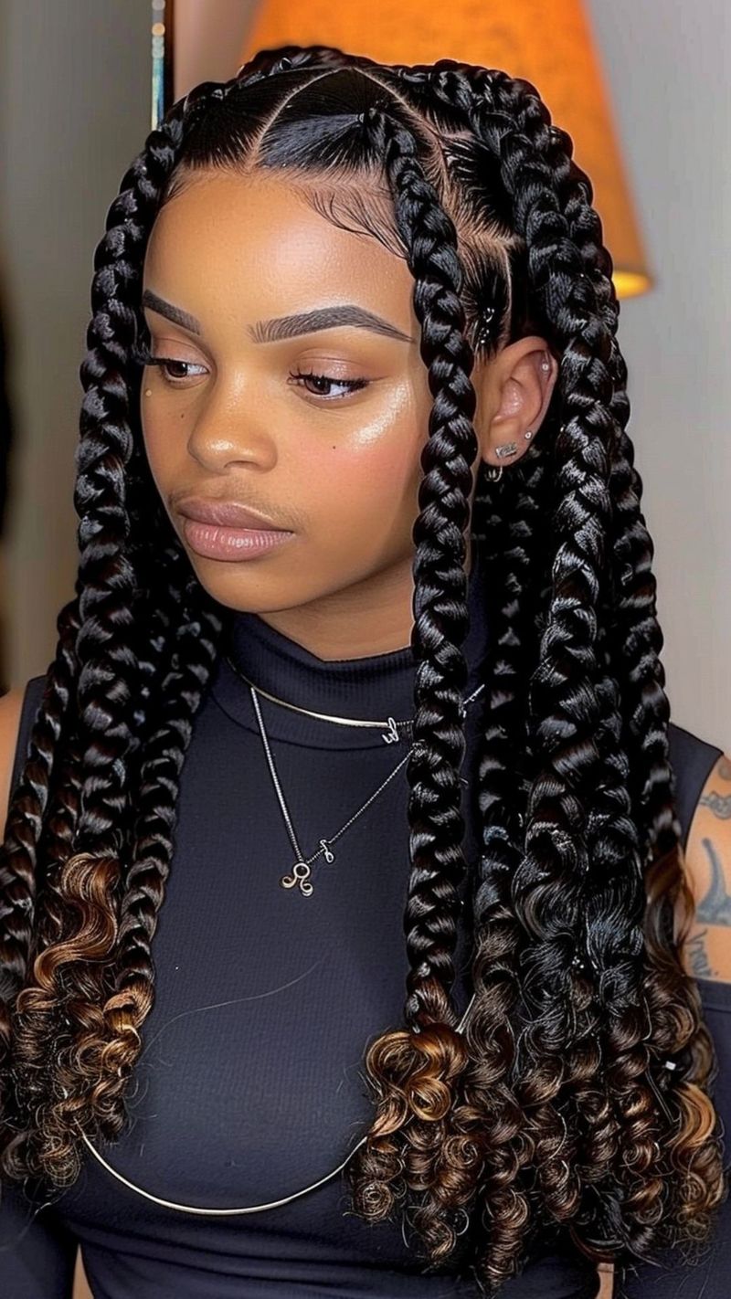 Chunky Box Braids