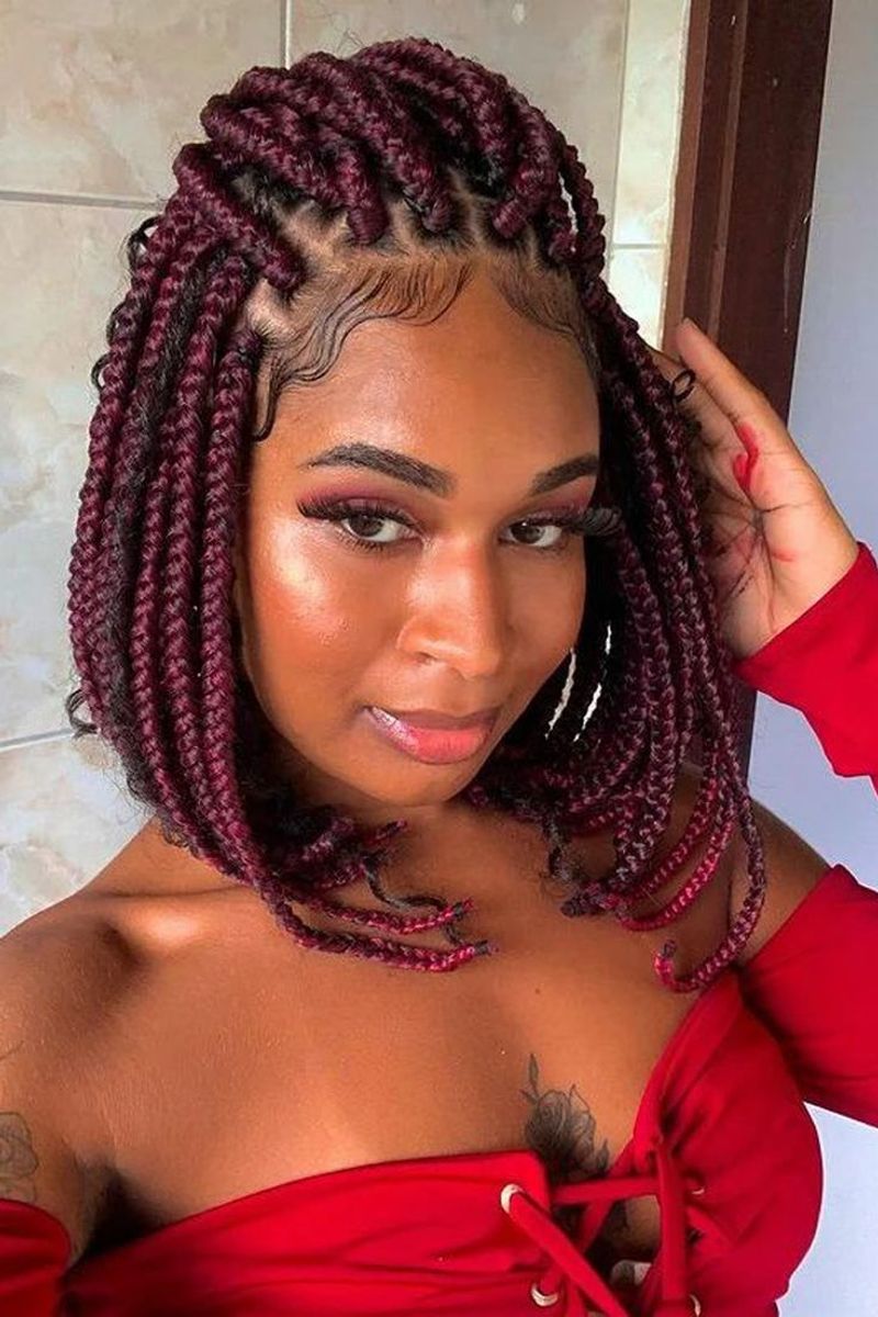 Colorful Poetic Justice Braids