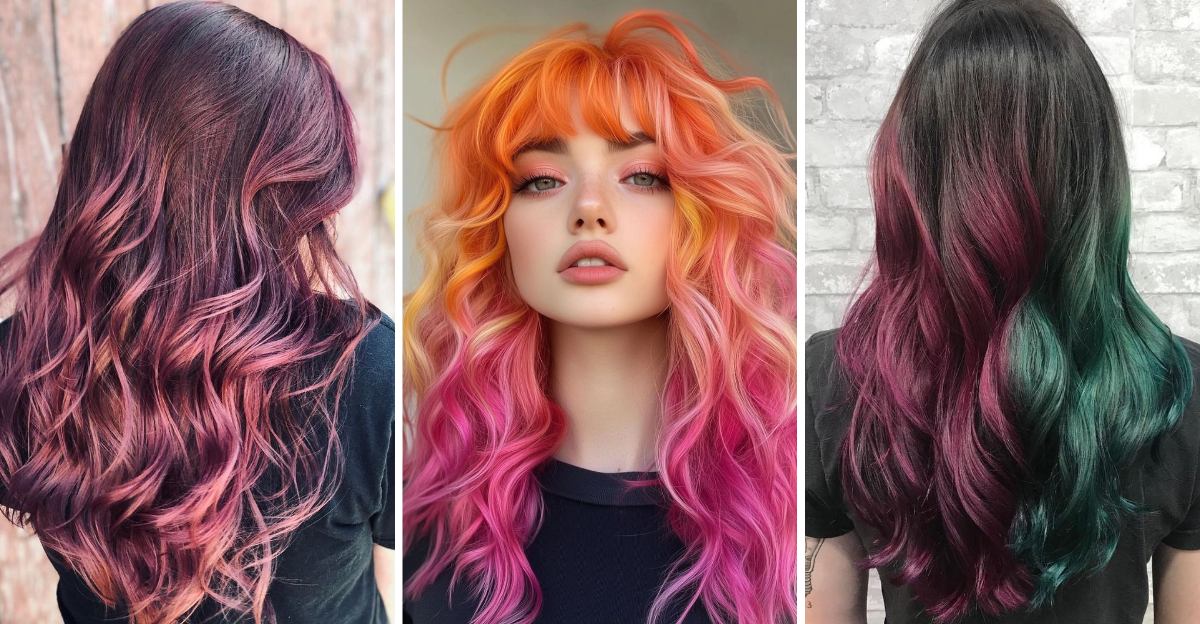 Daring Half-And-Half Hair Color Ideas That Make a Fierce Statement