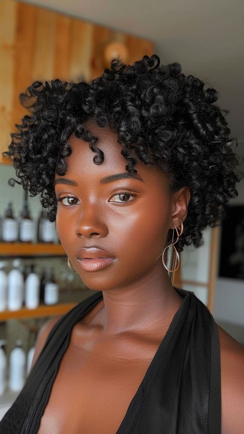 Elegant Short Twist Out