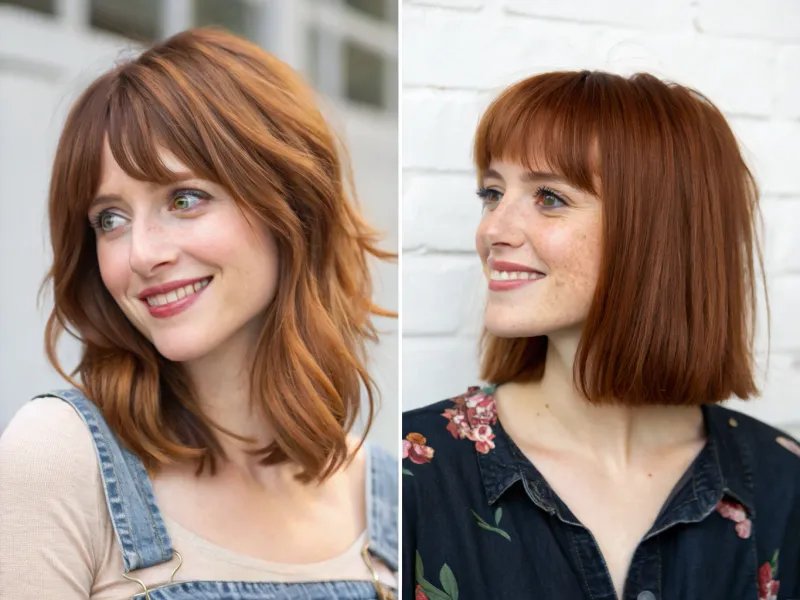 Ella's Playful Bob with Bangs