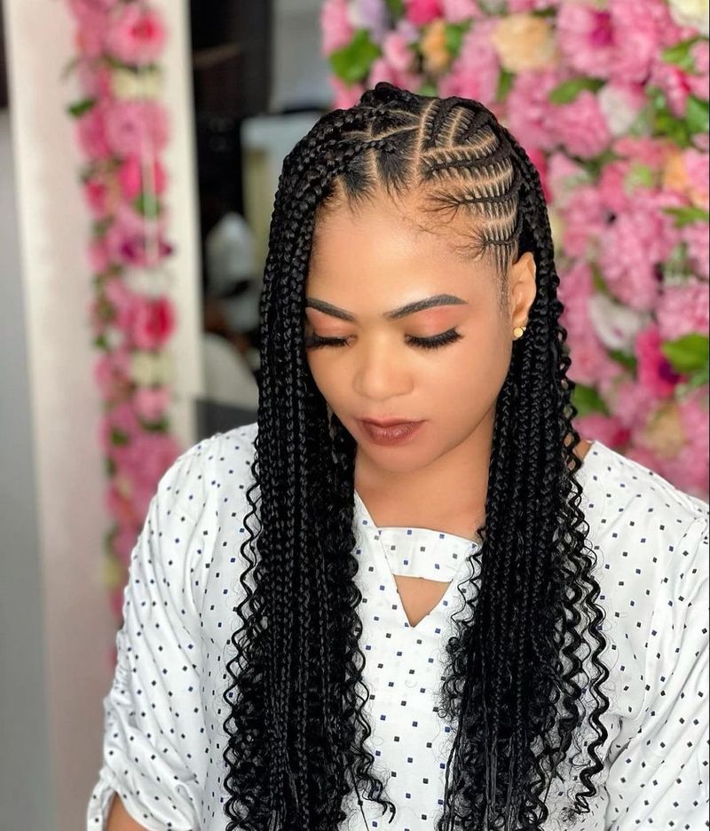 Feed-In Box Braids