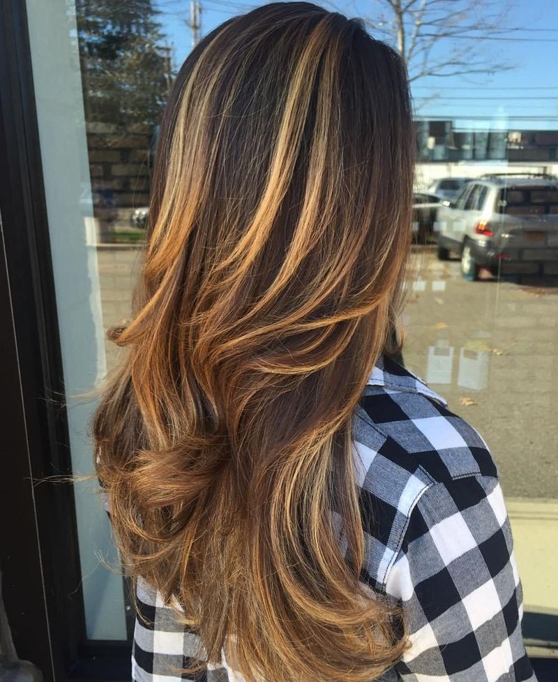 Golden Blonde and Chestnut Brown