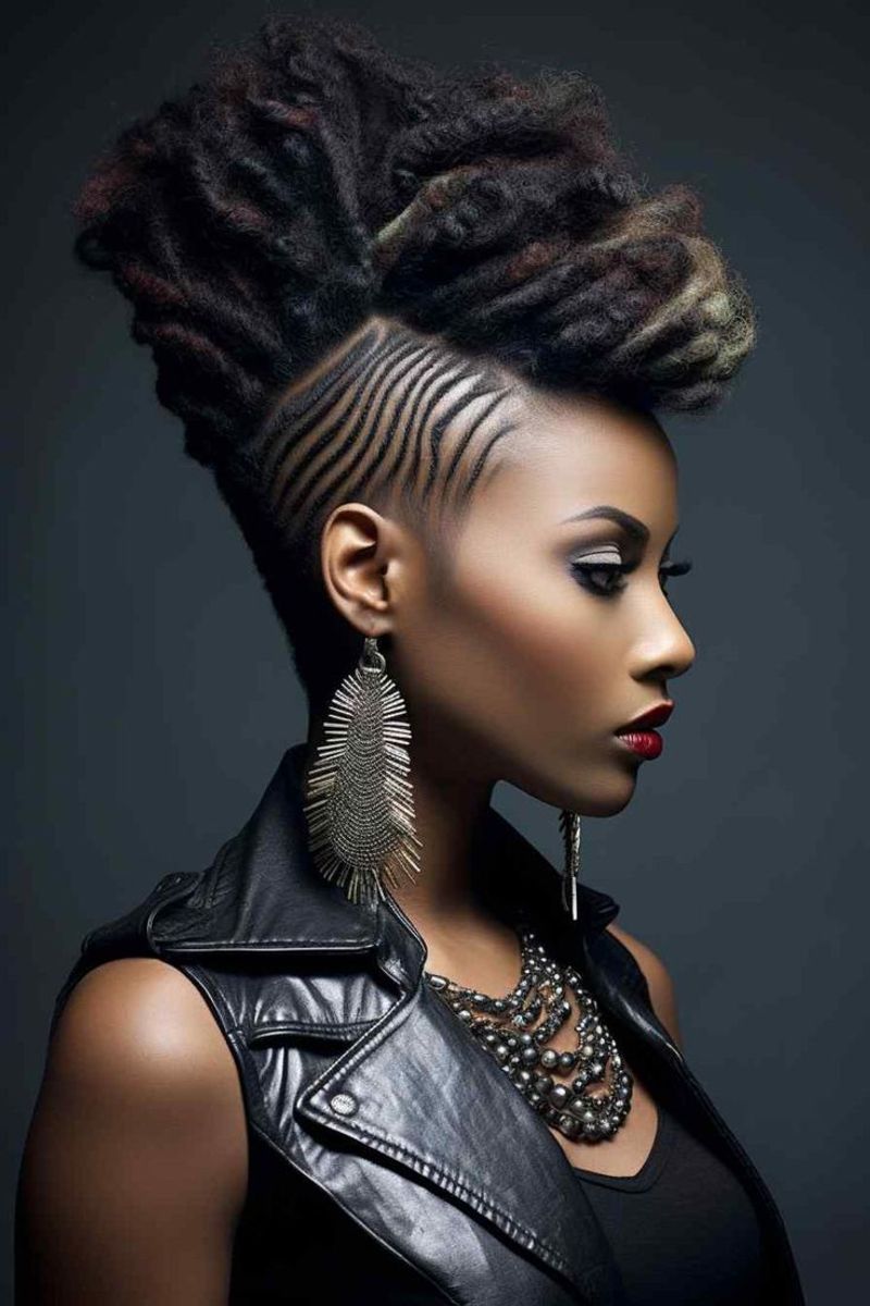 Intricate Mohawk Braid