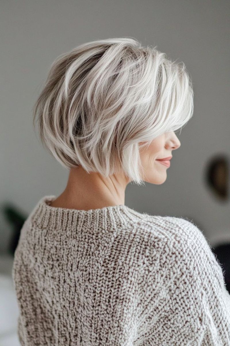 Layered Jaw-Length Cut