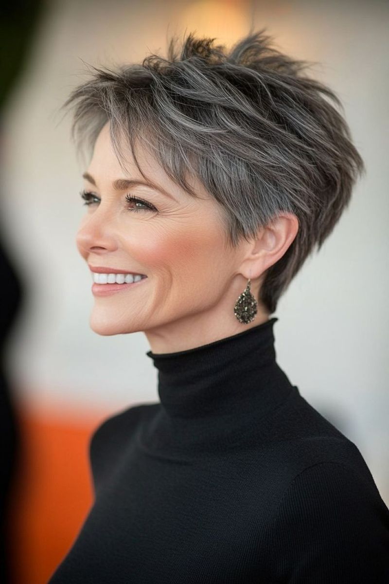 Layered Pixie Cut