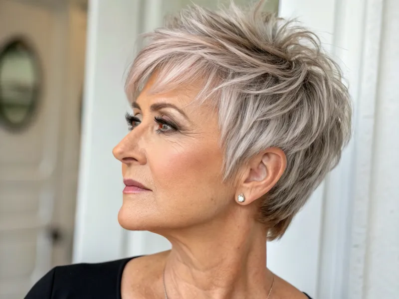 Layered Pixie Cut