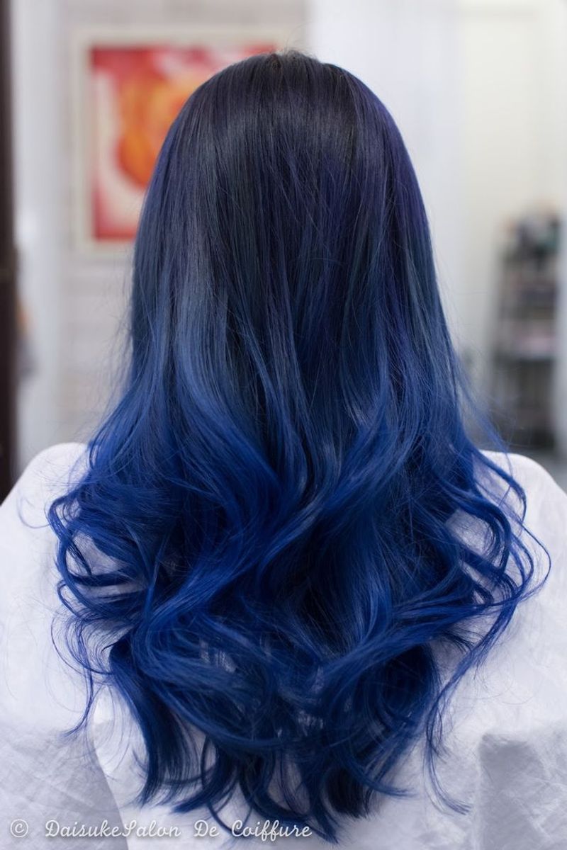 Midnight Blue Ombre