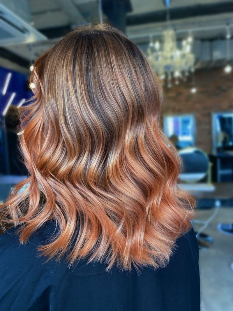 Peach Balayage