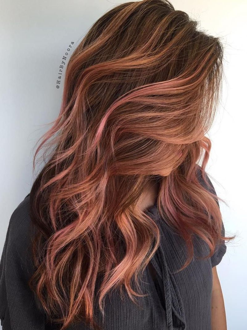 Rose Gold Balayage