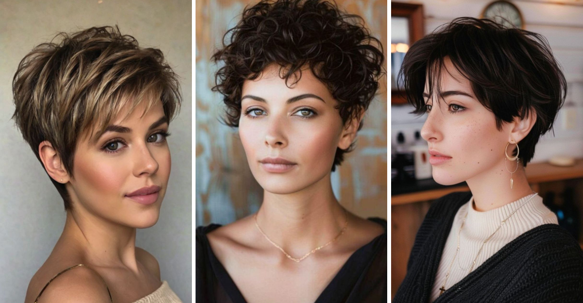 Short Haircuts That Create the Illusion of Thicker, Fuller Hair