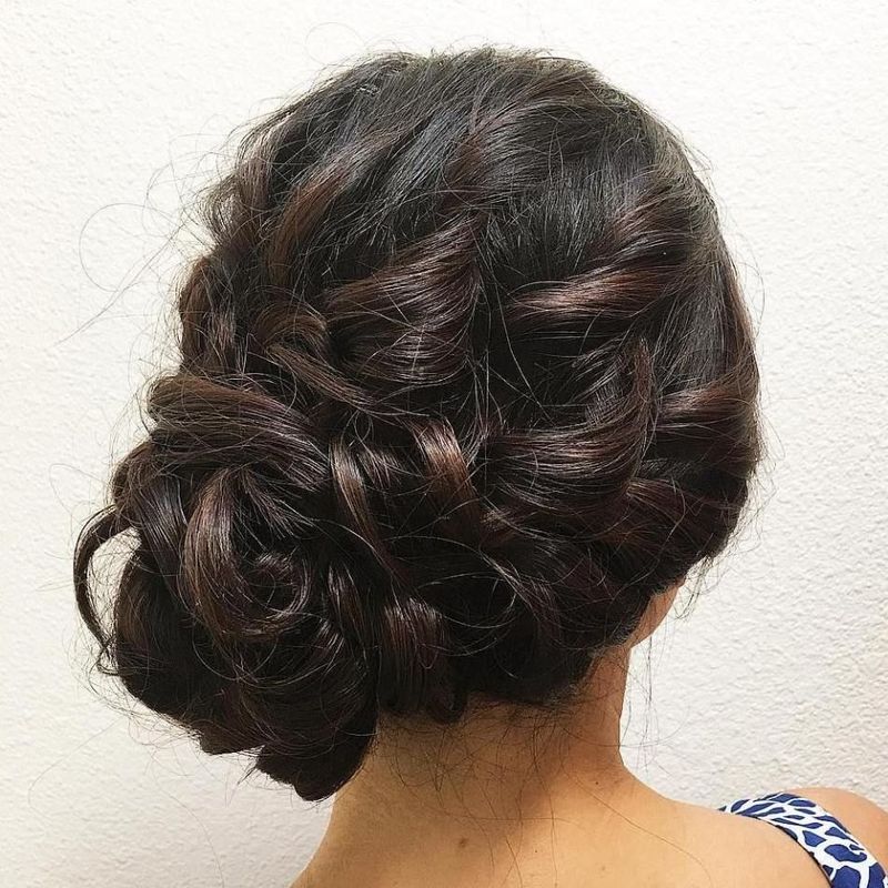 Side Swept Bun