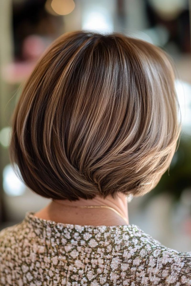 Sleek Layered Bob