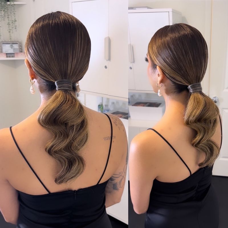 Sleek Low Ponytail