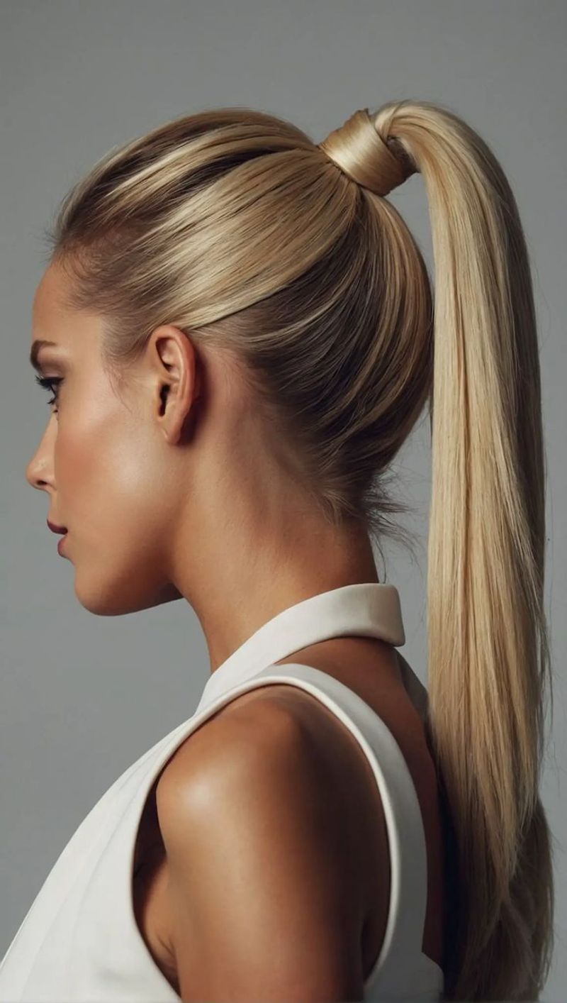 Sleek Ponytail