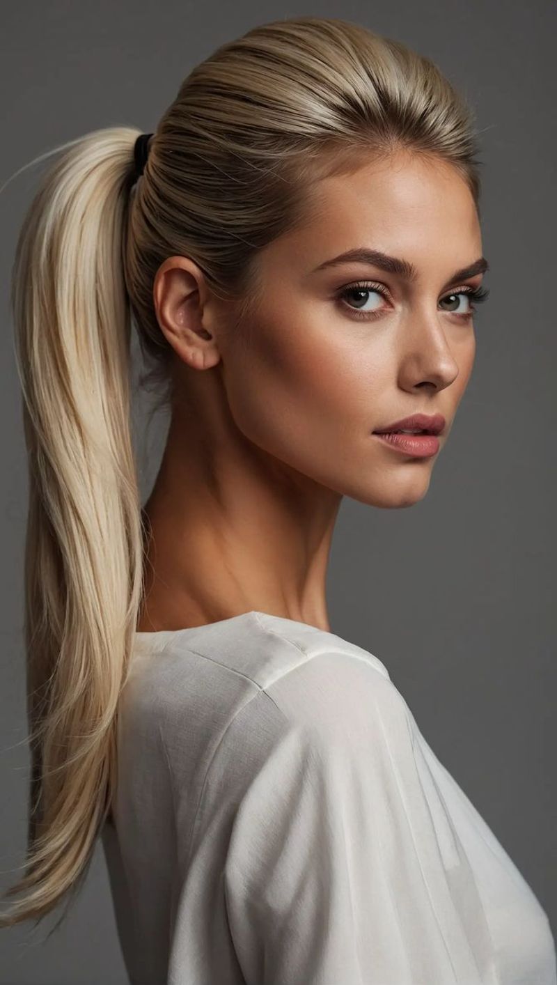 Sleek Ponytail