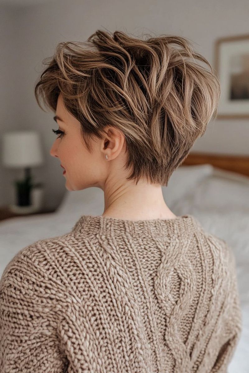 Soft Curly Pixie