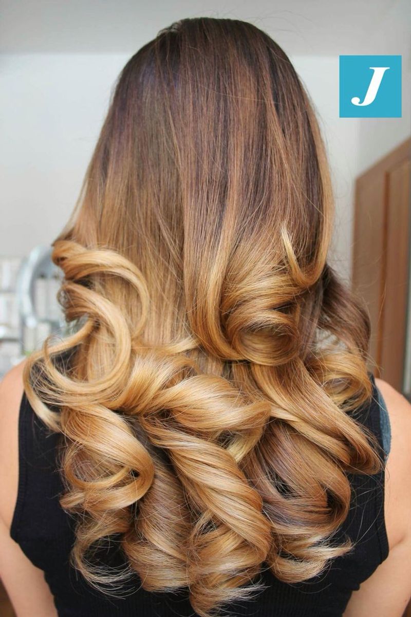 Sunset Blonde Tousled Curls