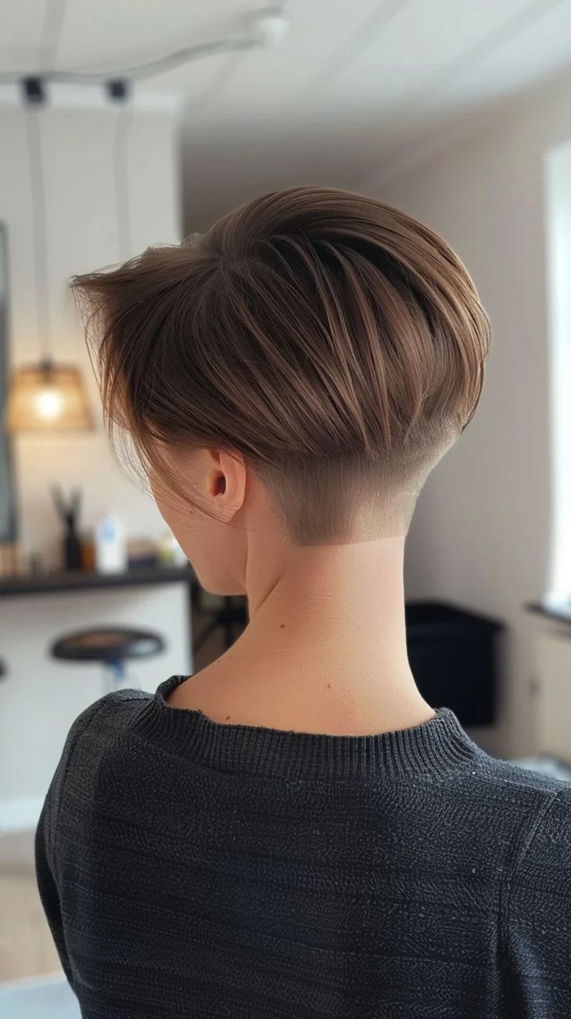 Tapered Nape Pixie