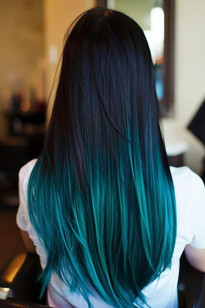 Teal Ombre