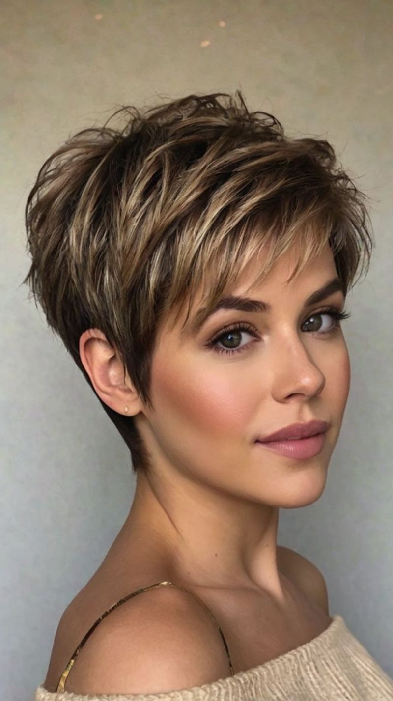 Textured Pixie Cut