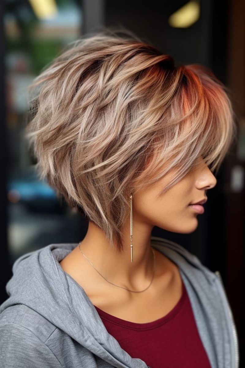 The Layered Bob Shag