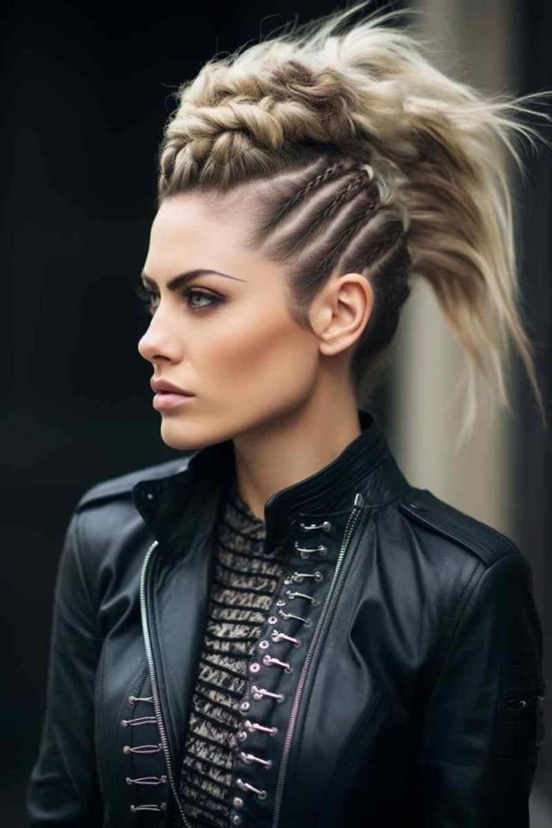 Twisted Mohawk Braid