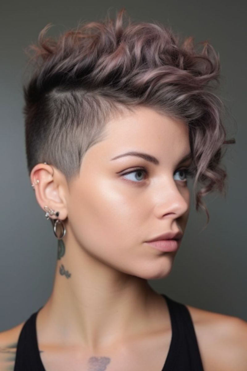 Undercut Wolf Cut