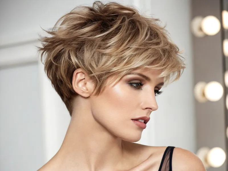 Voluminous Pixie Cut