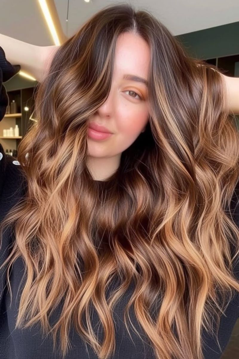 Beachy Caramel Highlights