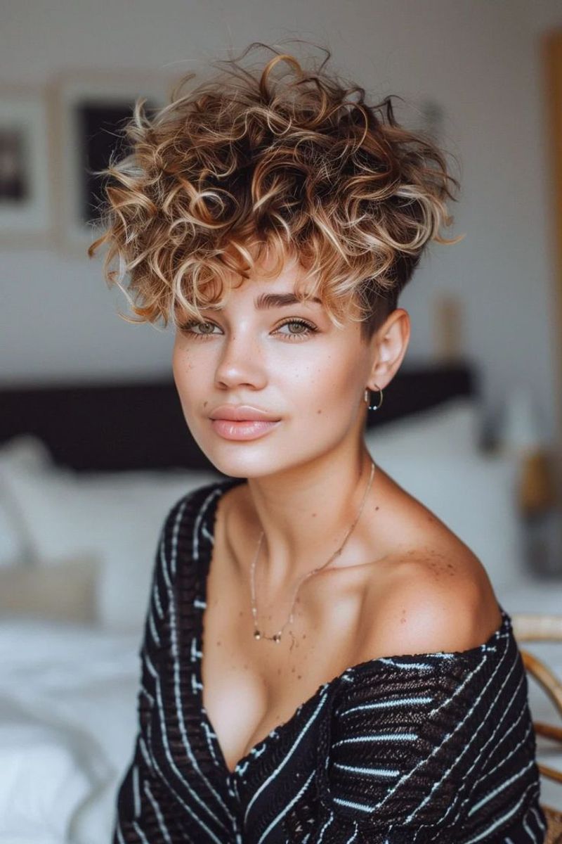 Bold Curly Pixie Bob