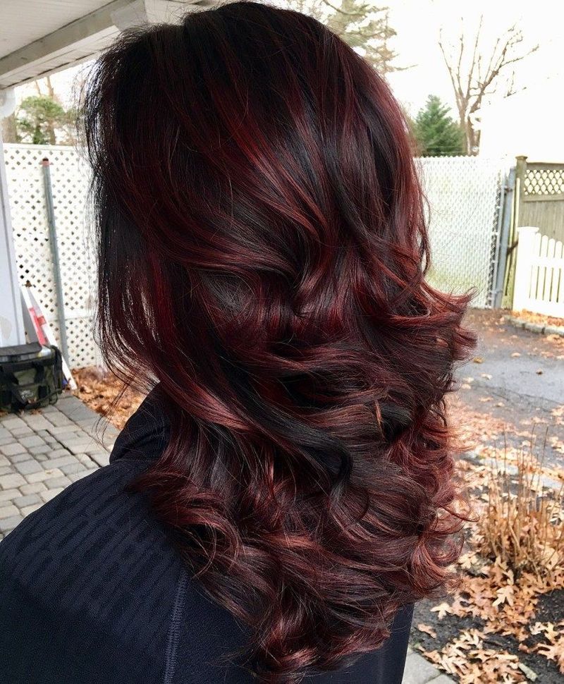 Burgundy Highlights