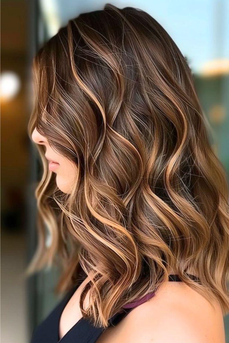 Caramel Blonde Highlights