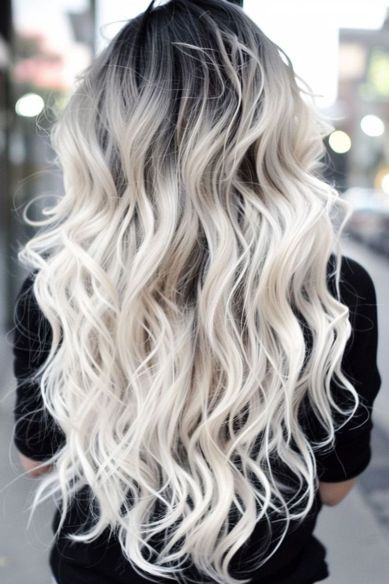 Icy Blonde Highlights