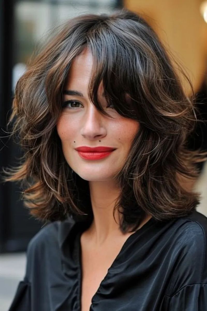 Layered Long French Bob