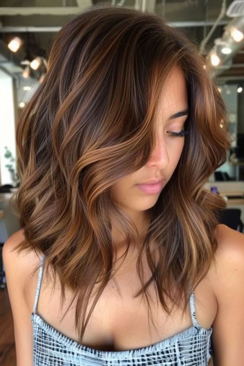 Soft Caramel Lob