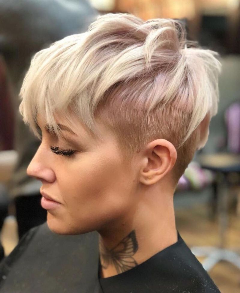 Choppy Pixie with Undercut