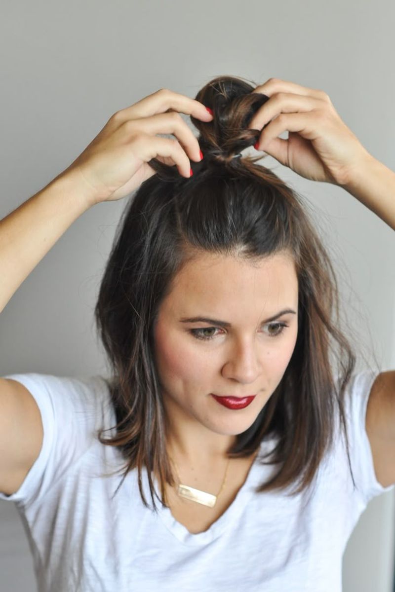 Half-Up Top Knot