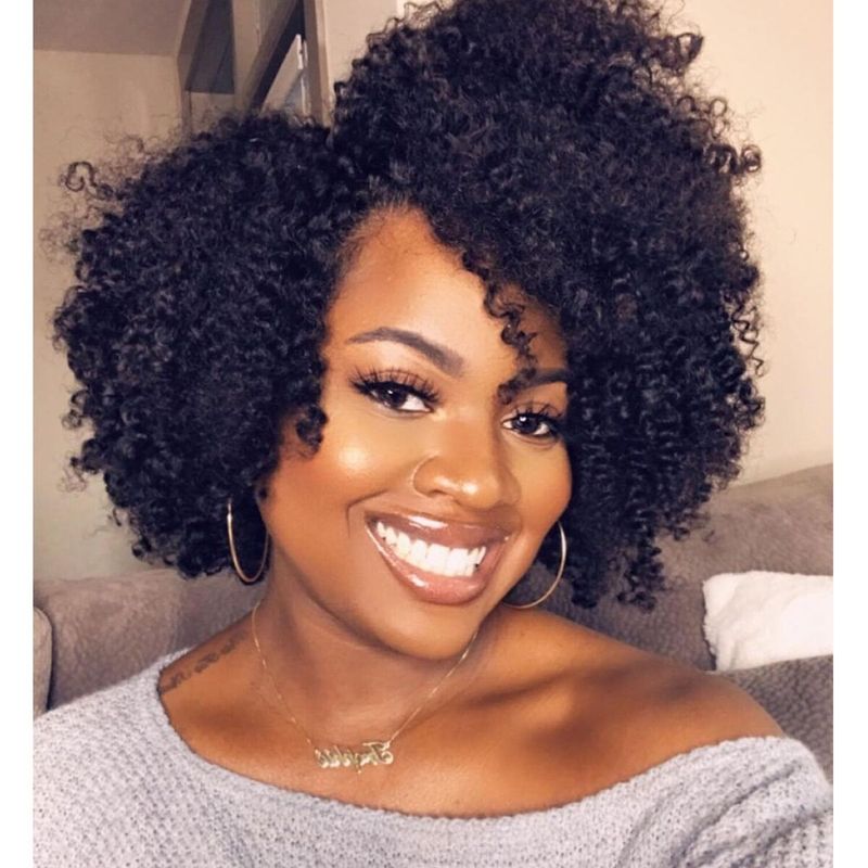 Side Part Twist Out