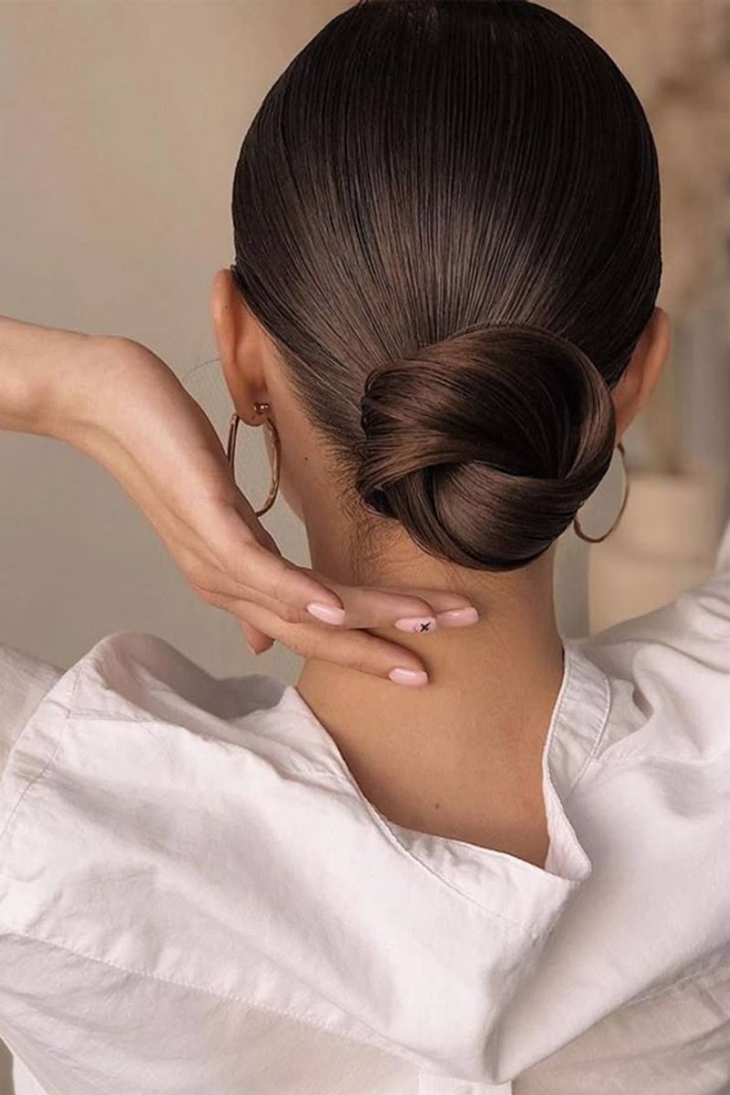 Sleek Low Bun