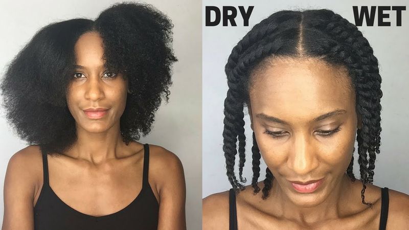 Twist Out on Wet Hair