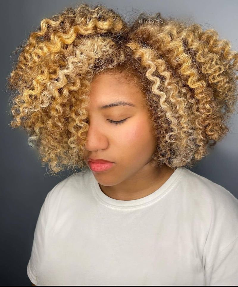 Twist Out with Highlights