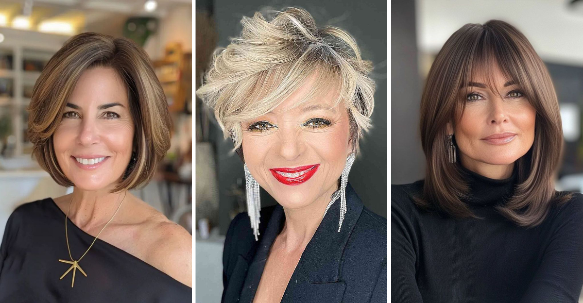 13 Fresh Haircuts Women Over 55 Are Bringing Back From Their Youth (But Better Than Ever)