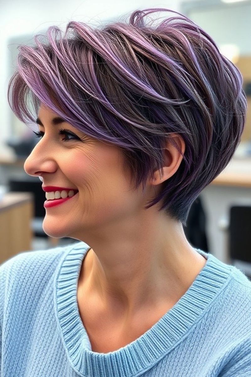 Bold Color Pop Pixie
